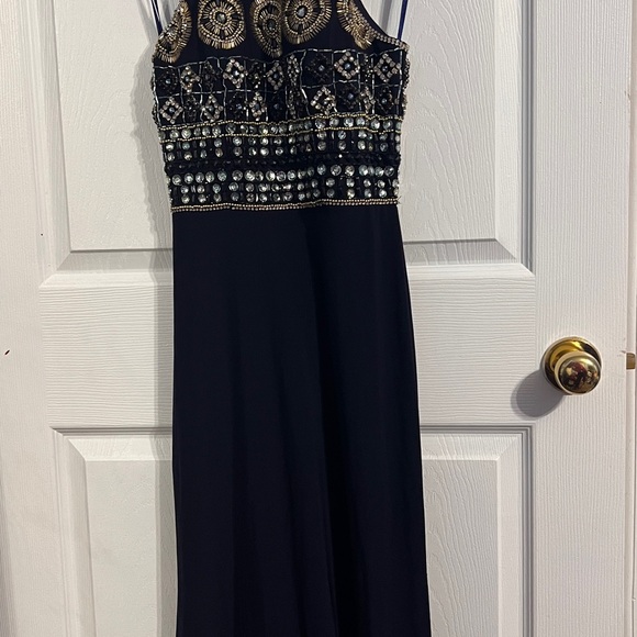 Beautiful prom dress (Navy Blue) - Picture 9 of 10